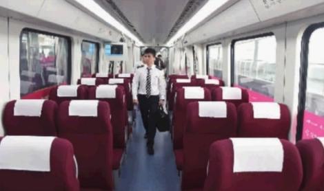 長沙磁浮快線車廂內列車WiFi覆蓋場景圖