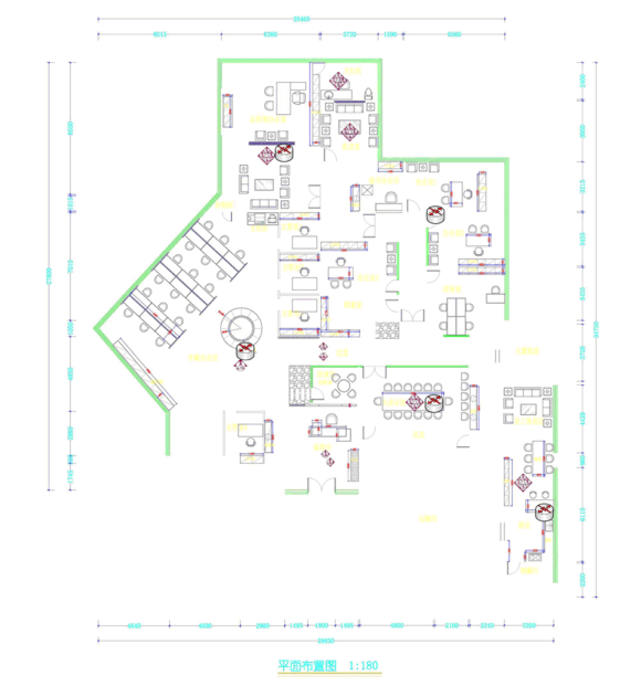 休閑會所無線網絡覆蓋點位設計圖2