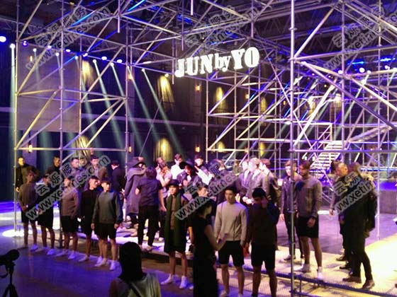 胡軍JUNbyYO2016發(fā)布會現(xiàn)場